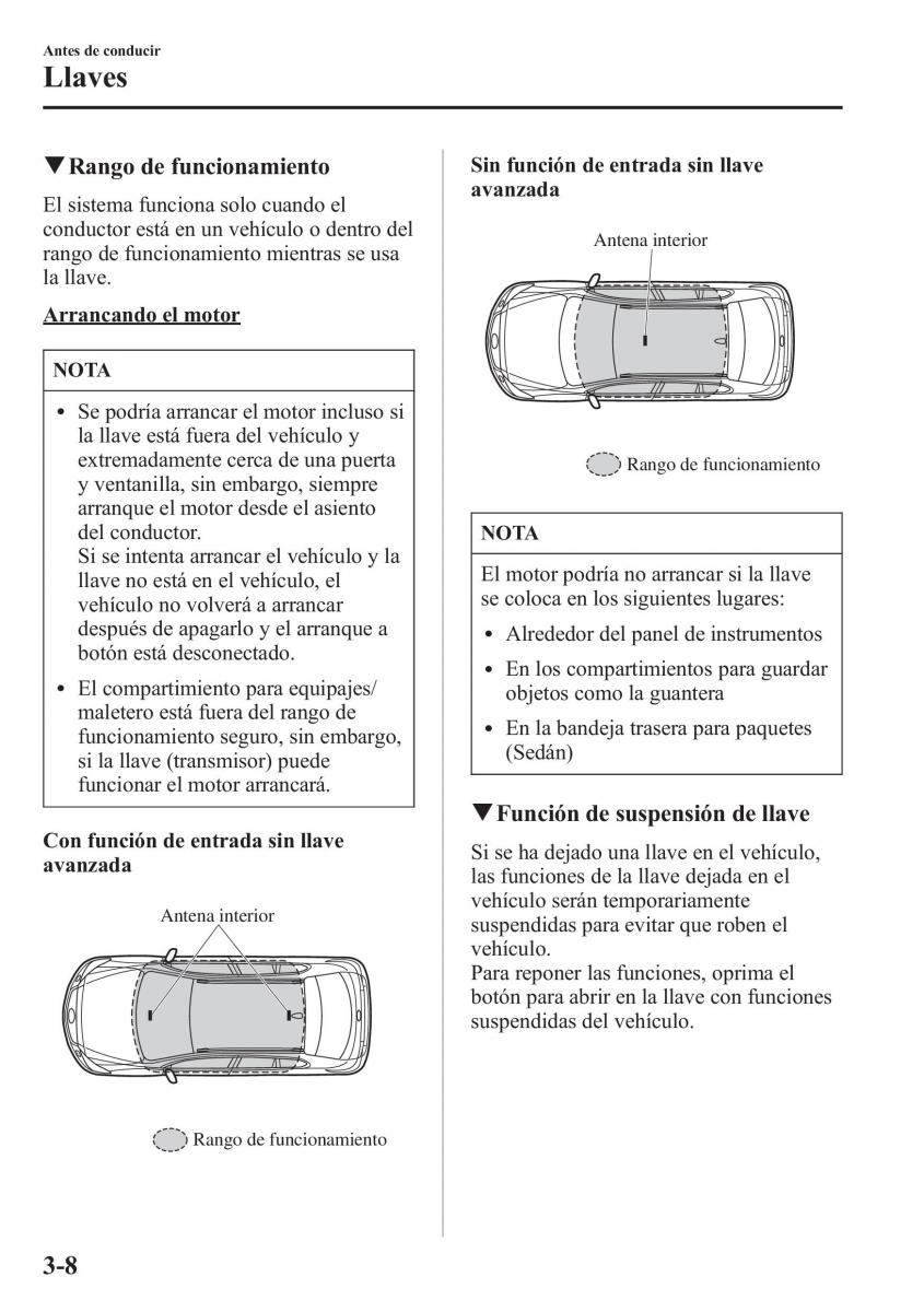 Mazda 6 III manual del propietario / page 94