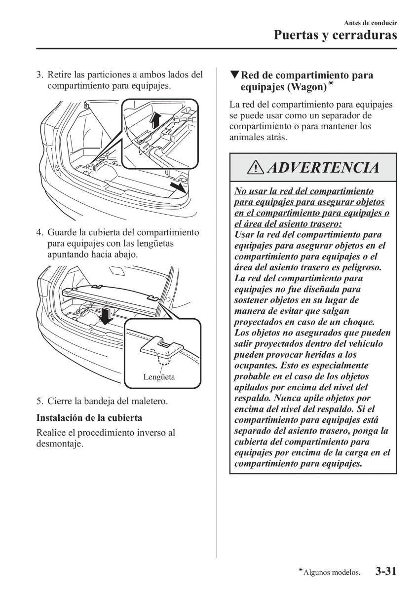 Mazda 6 III manual del propietario / page 117