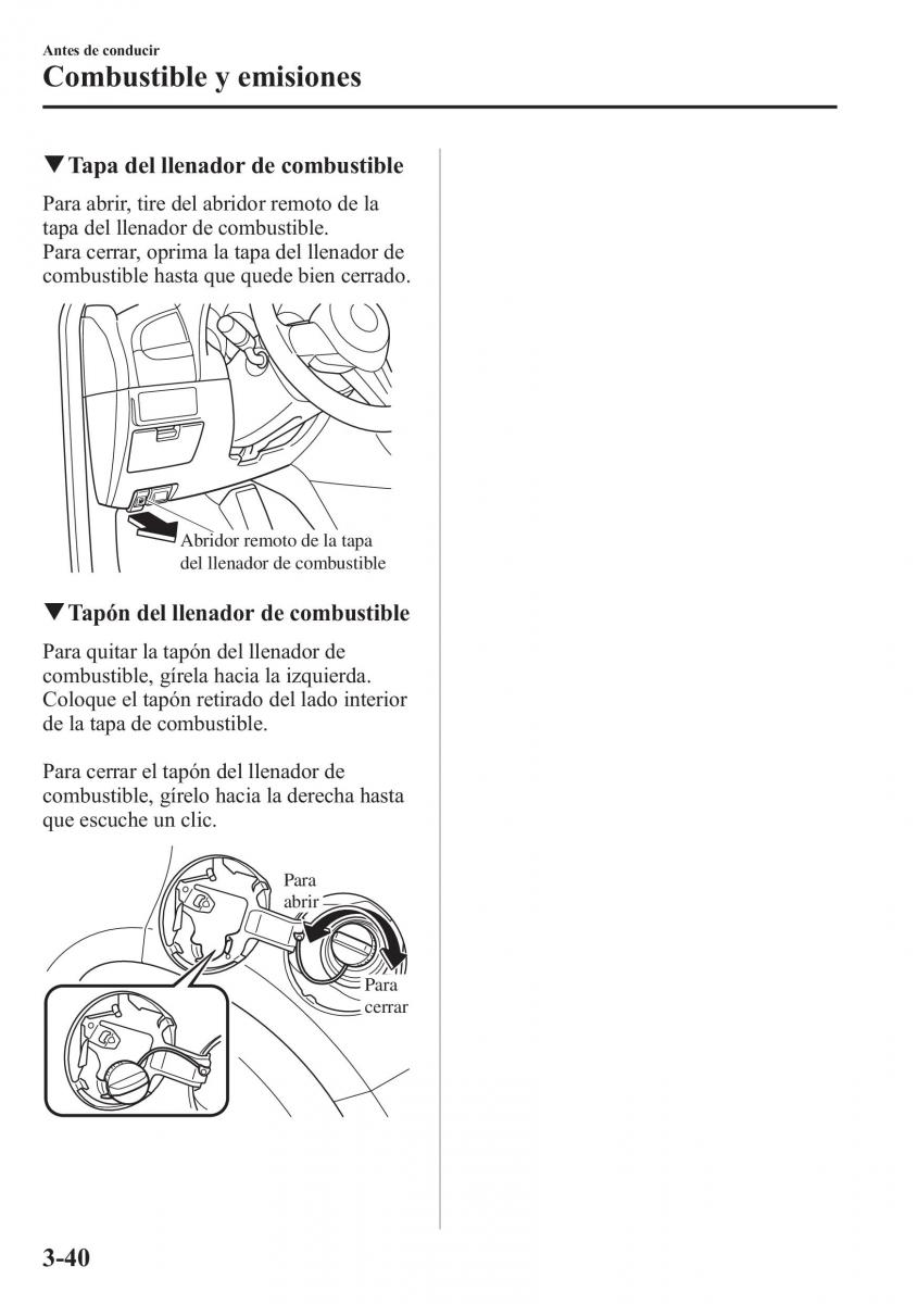 Mazda 6 III manual del propietario / page 126