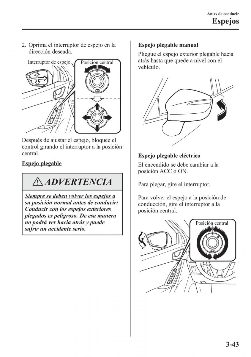 Mazda 6 III manual del propietario / page 129