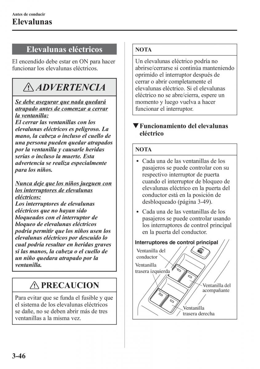 Mazda 6 III manual del propietario / page 132