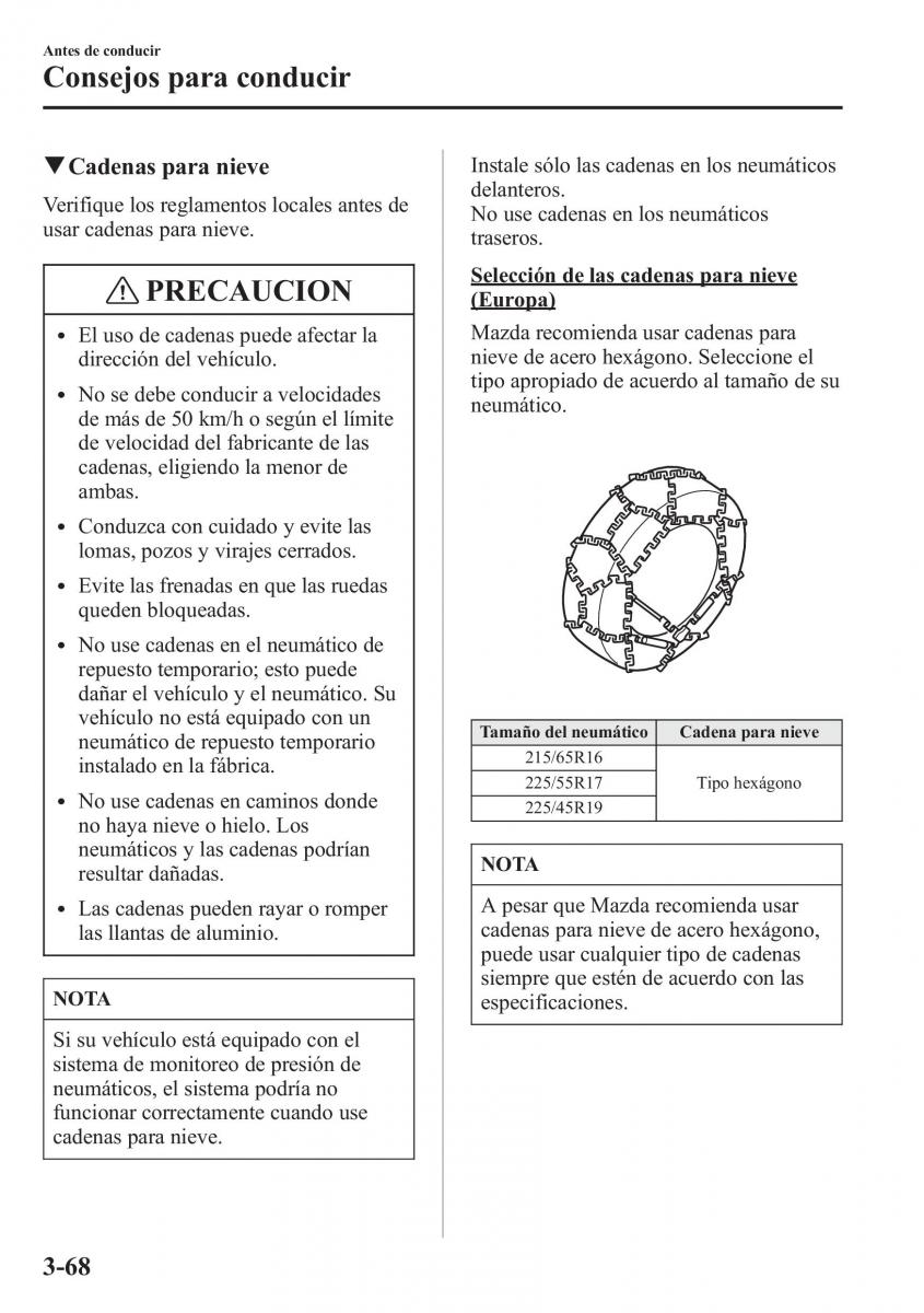 Mazda 6 III manual del propietario / page 154