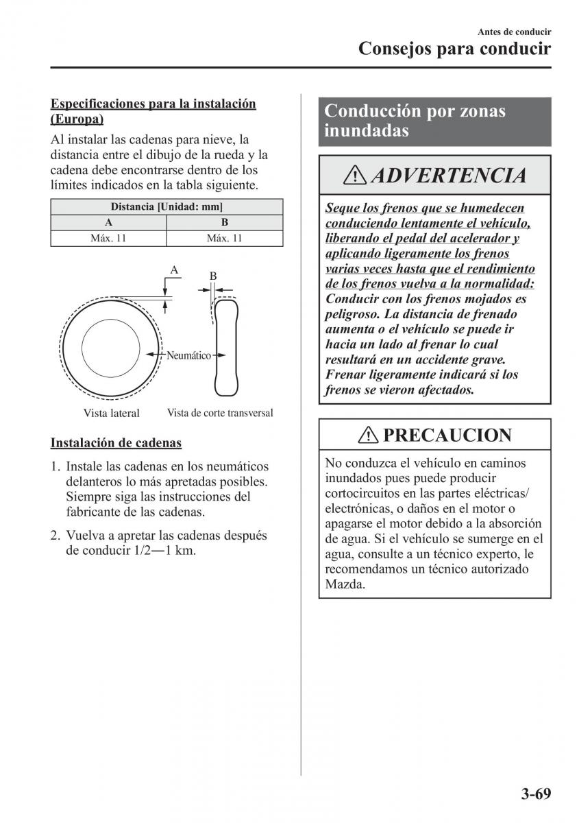 Mazda 6 III manual del propietario / page 155