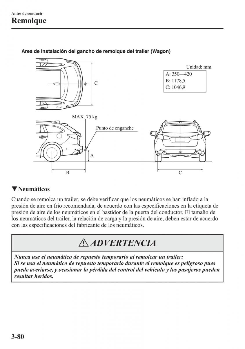 Mazda 6 III manual del propietario / page 166