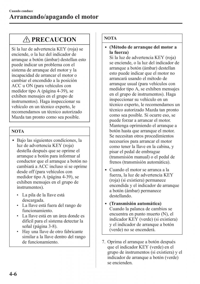 Mazda 6 III manual del propietario / page 176