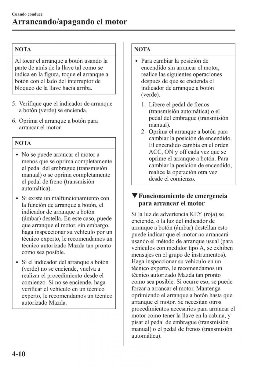 Mazda 6 III manual del propietario / page 180