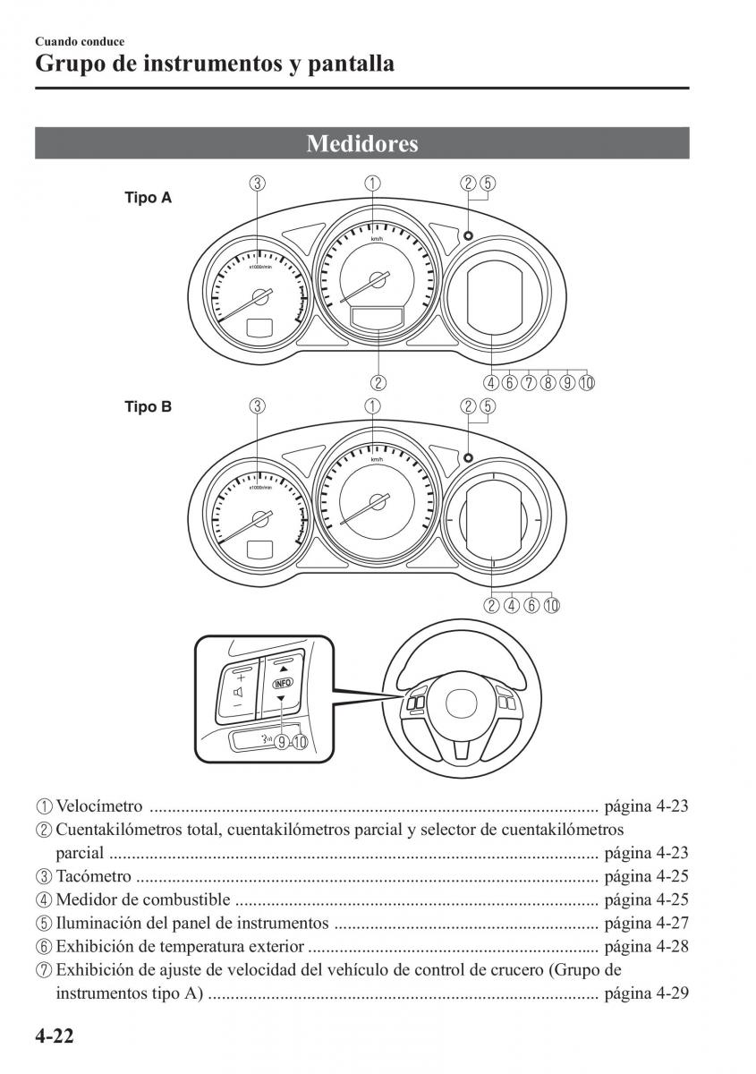 Mazda 6 III manual del propietario / page 192