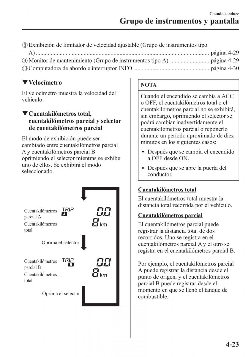 Mazda 6 III manual del propietario / page 193