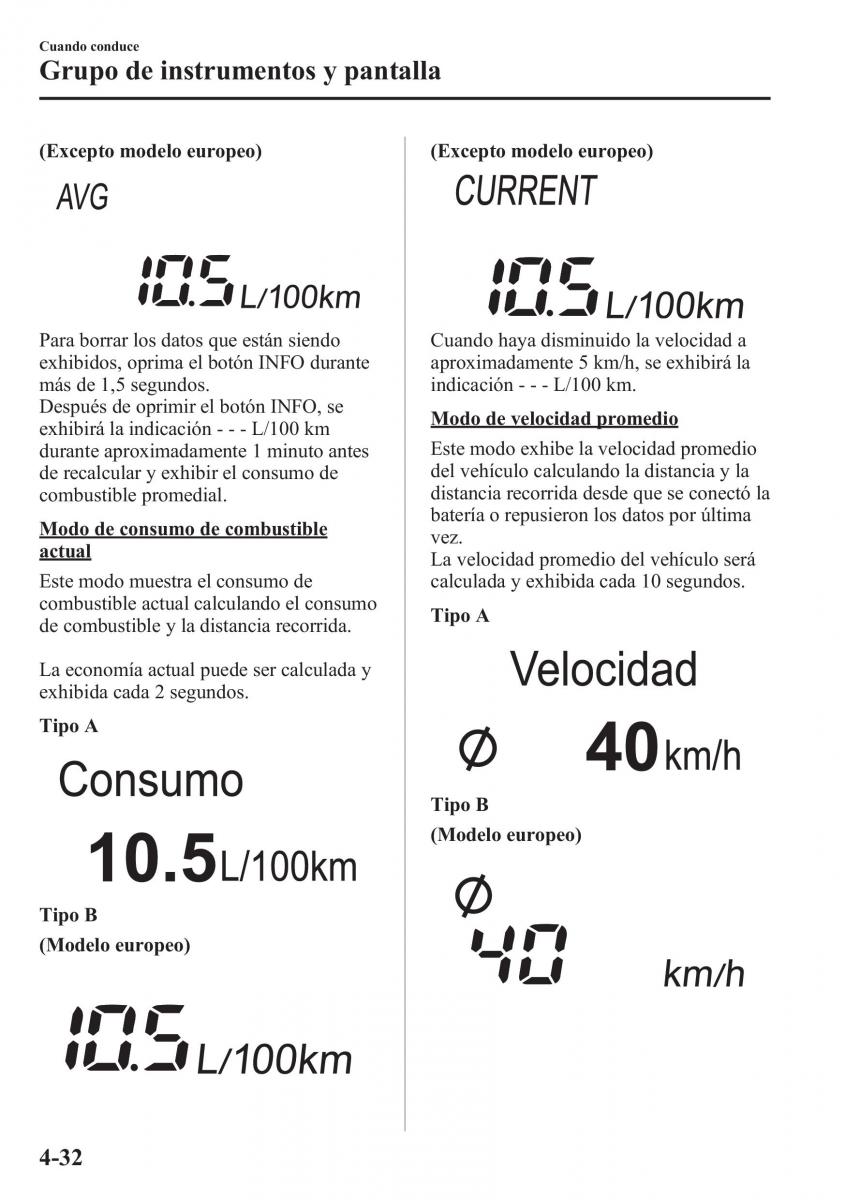 Mazda 6 III manual del propietario / page 202