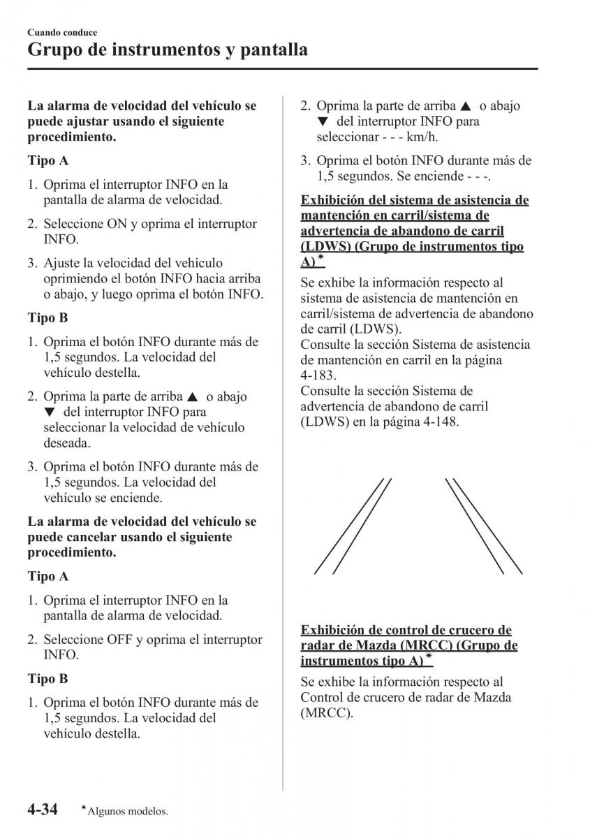 Mazda 6 III manual del propietario / page 204