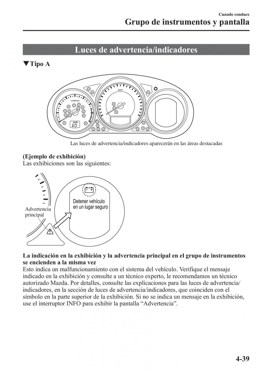 Mazda 6 III manual del propietario / page 209