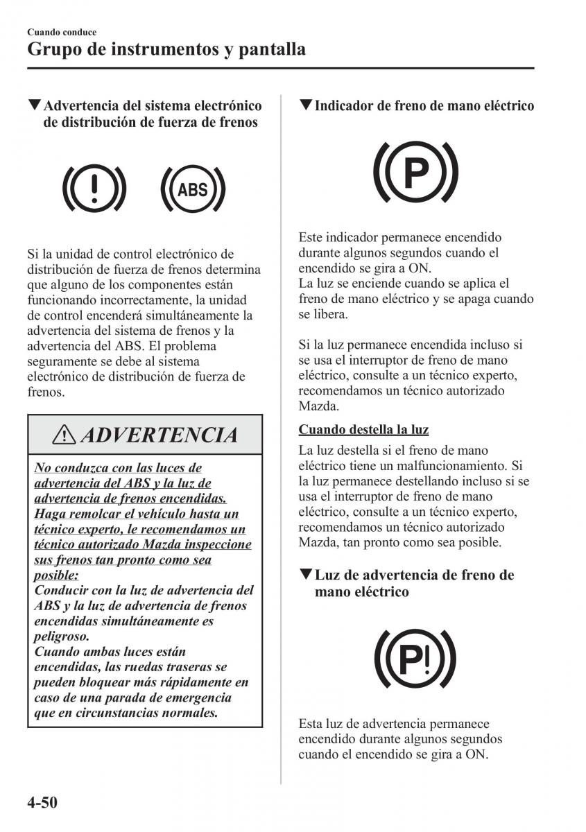 Mazda 6 III manual del propietario / page 220