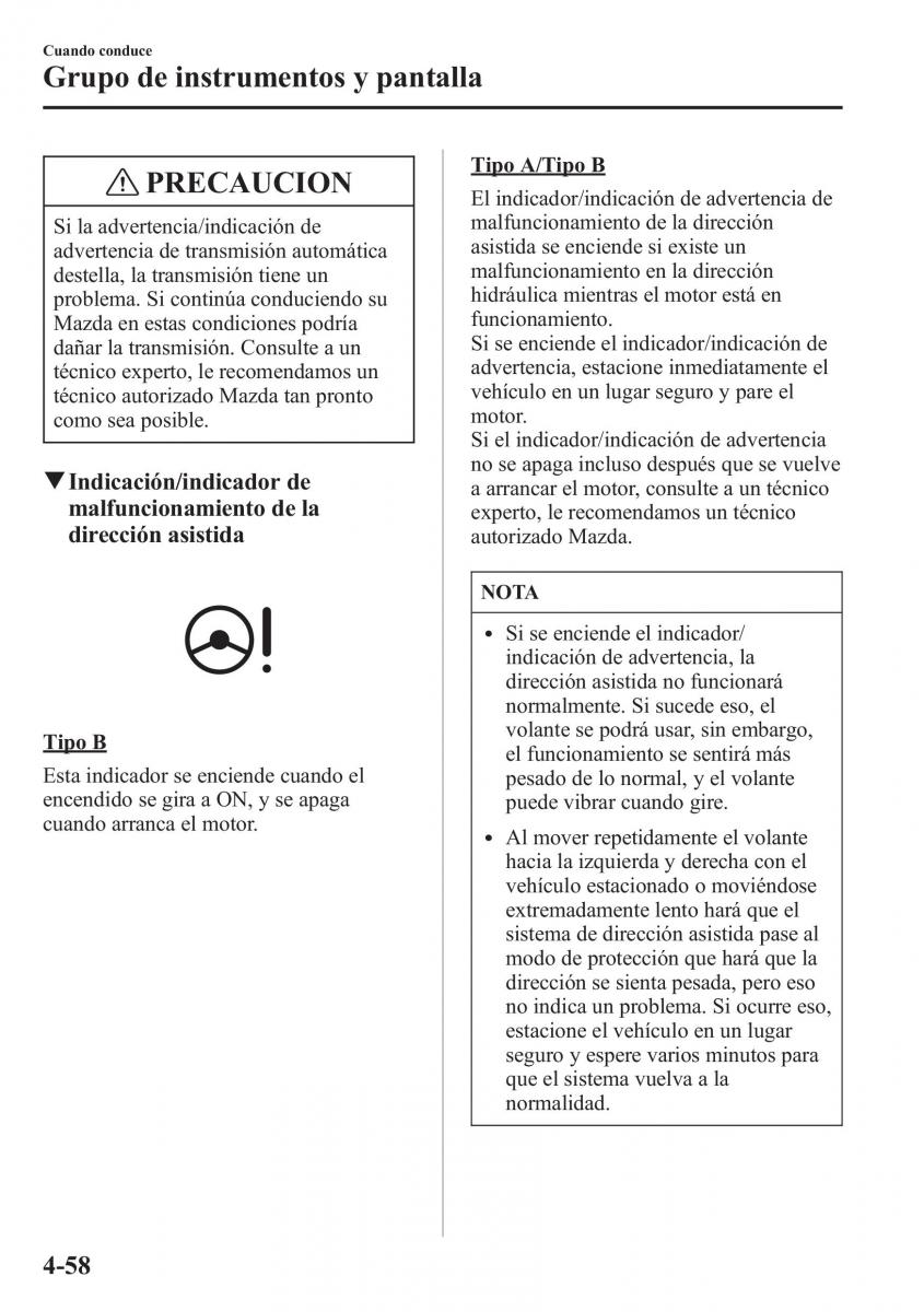 Mazda 6 III manual del propietario / page 228