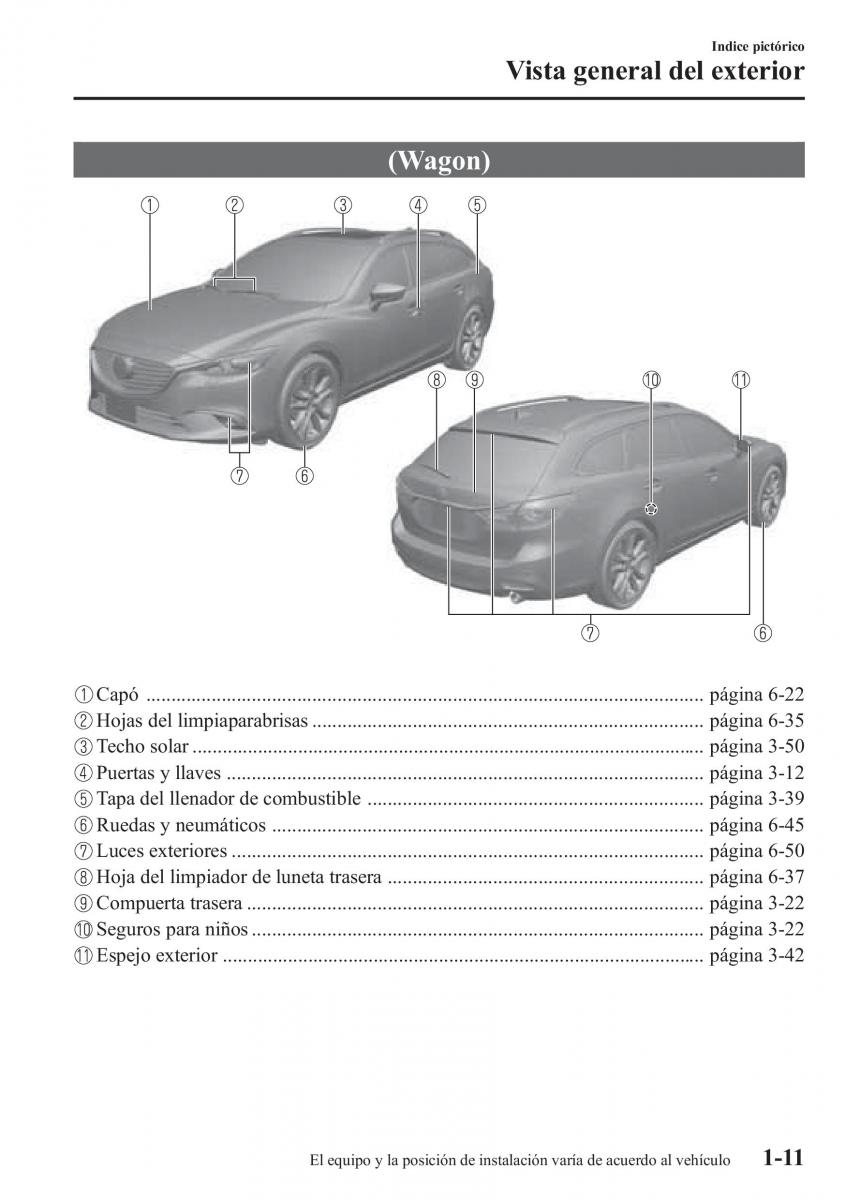 Mazda 6 III manual del propietario / page 23