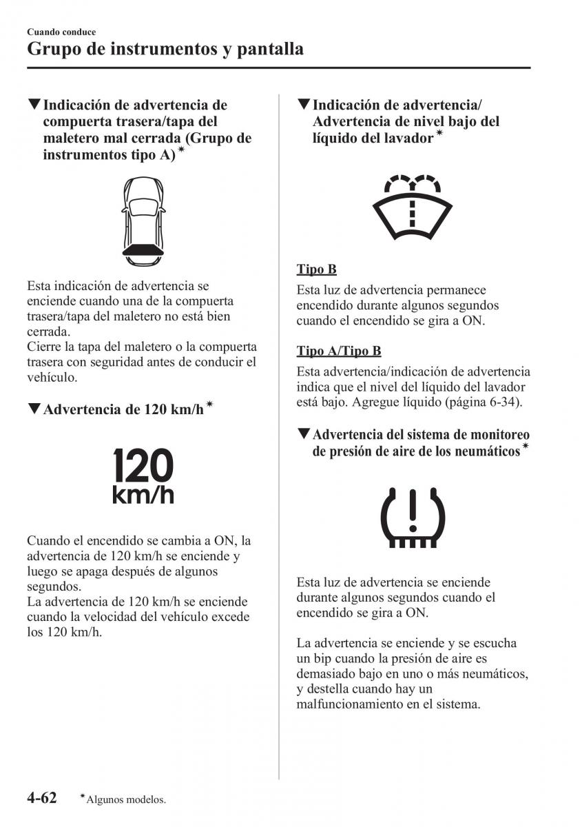 Mazda 6 III manual del propietario / page 232