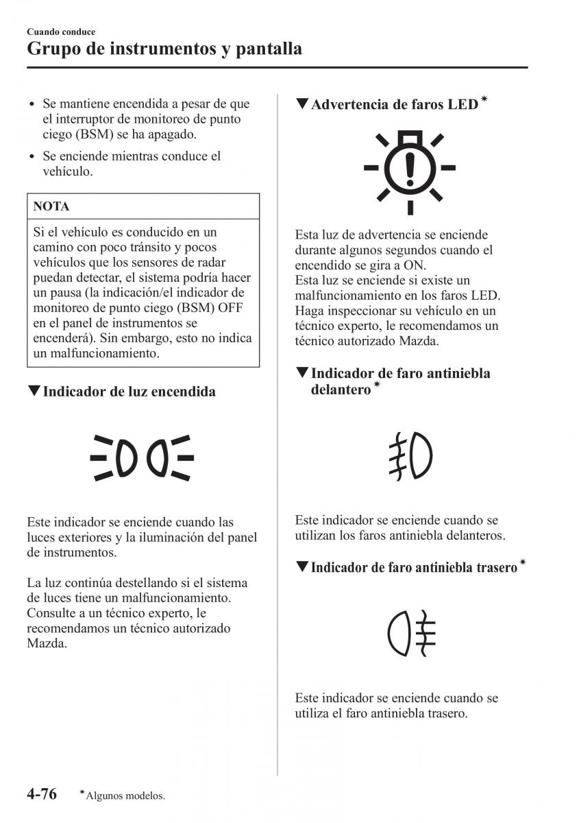 Mazda 6 III manual del propietario / page 246