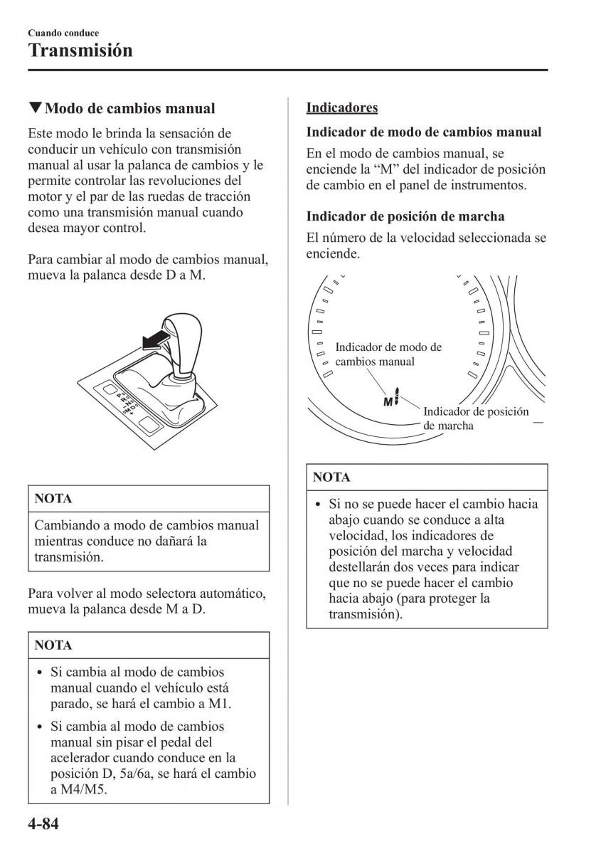 Mazda 6 III manual del propietario / page 254