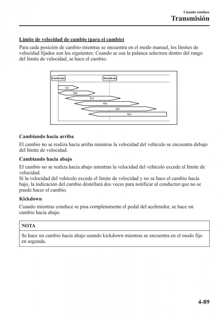 Mazda 6 III manual del propietario / page 259