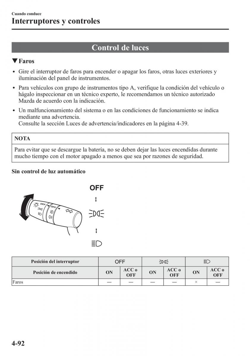 Mazda 6 III manual del propietario / page 262