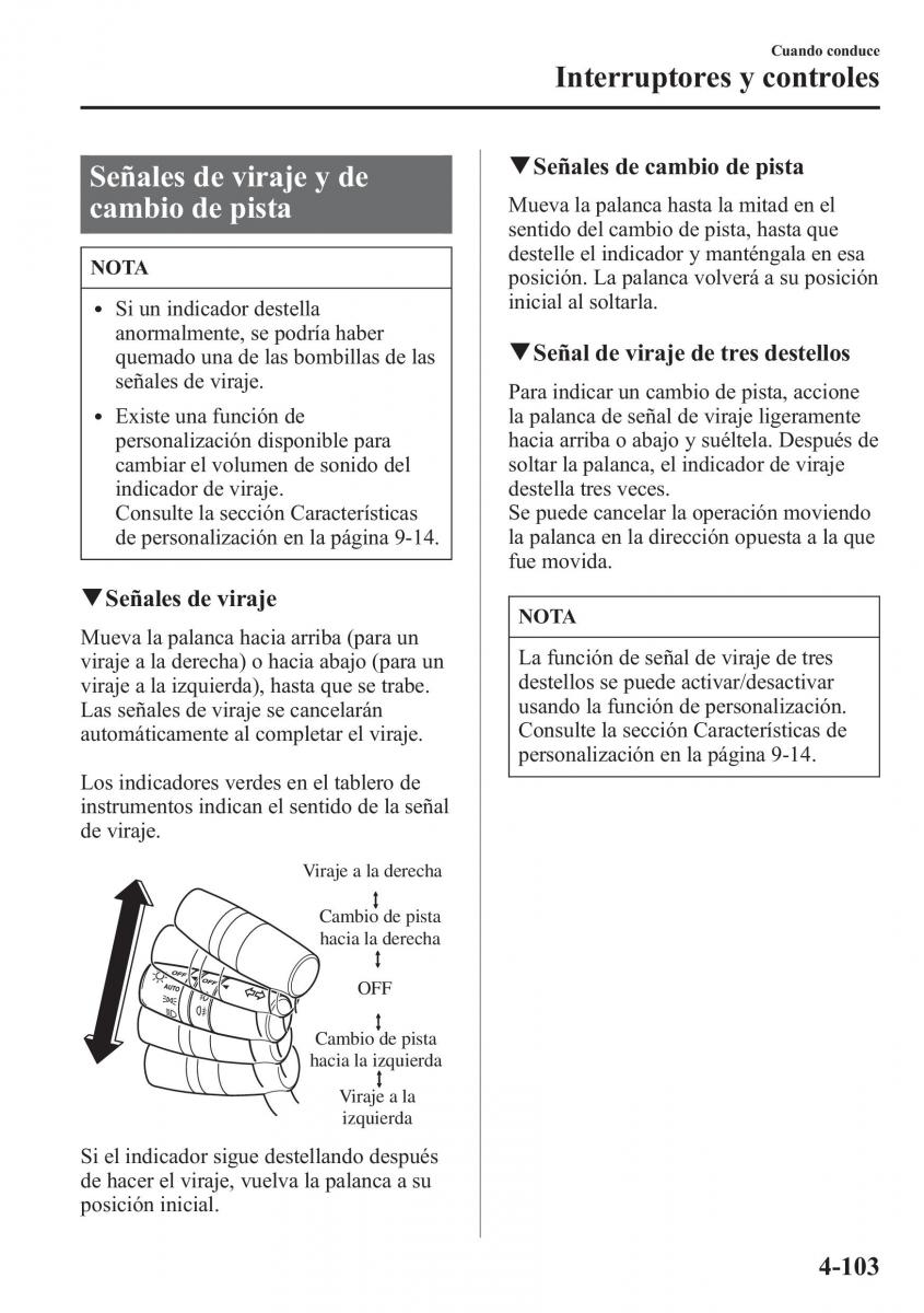 Mazda 6 III manual del propietario / page 273