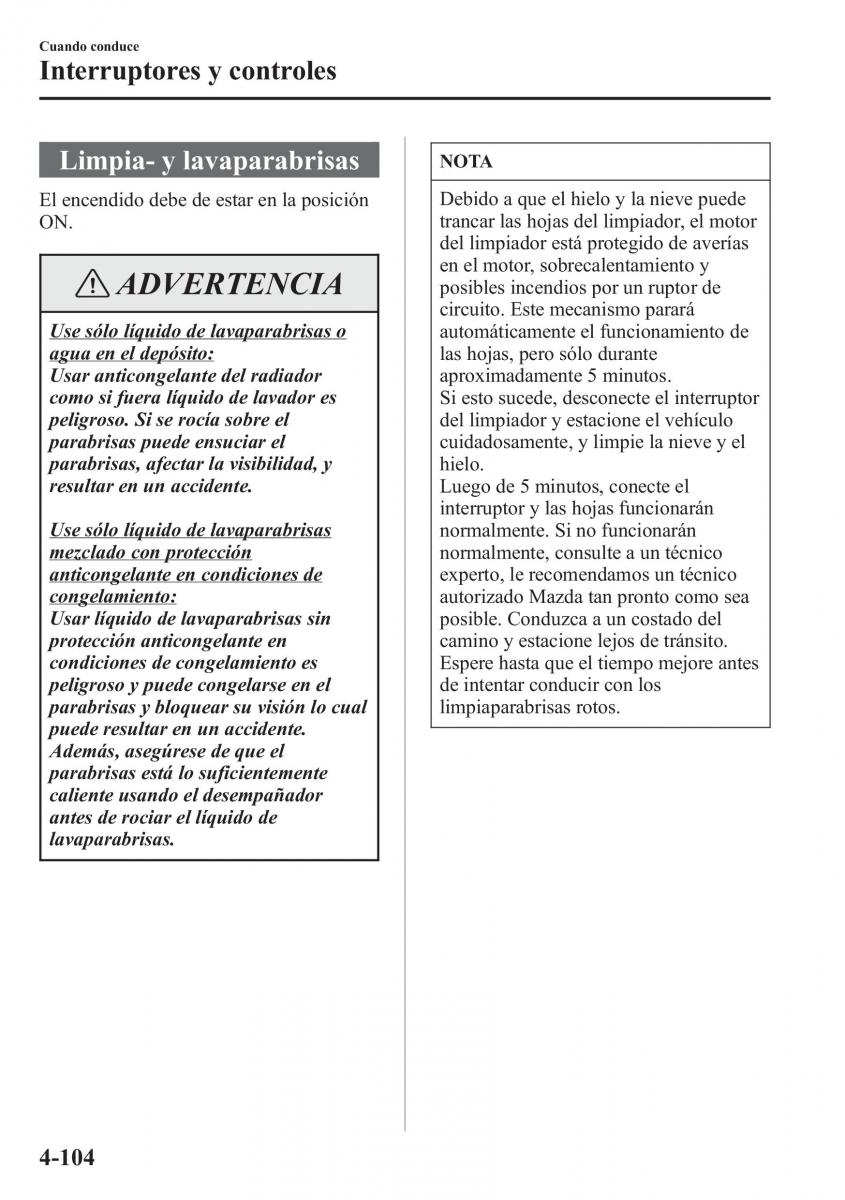 Mazda 6 III manual del propietario / page 274