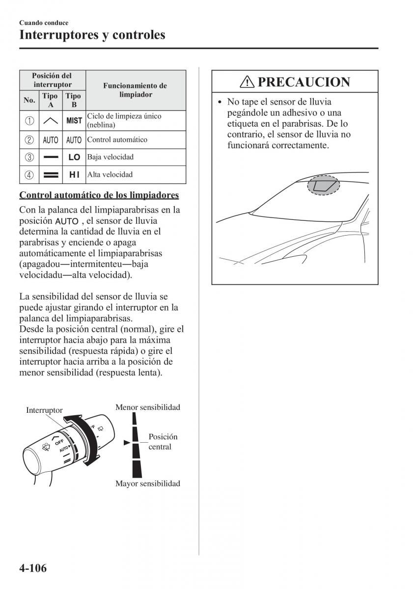 Mazda 6 III manual del propietario / page 276