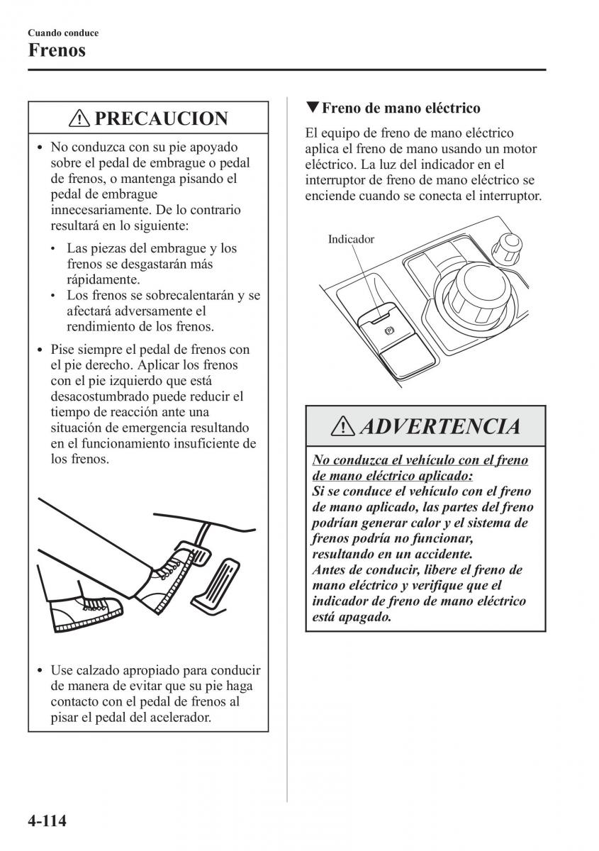 Mazda 6 III manual del propietario / page 284