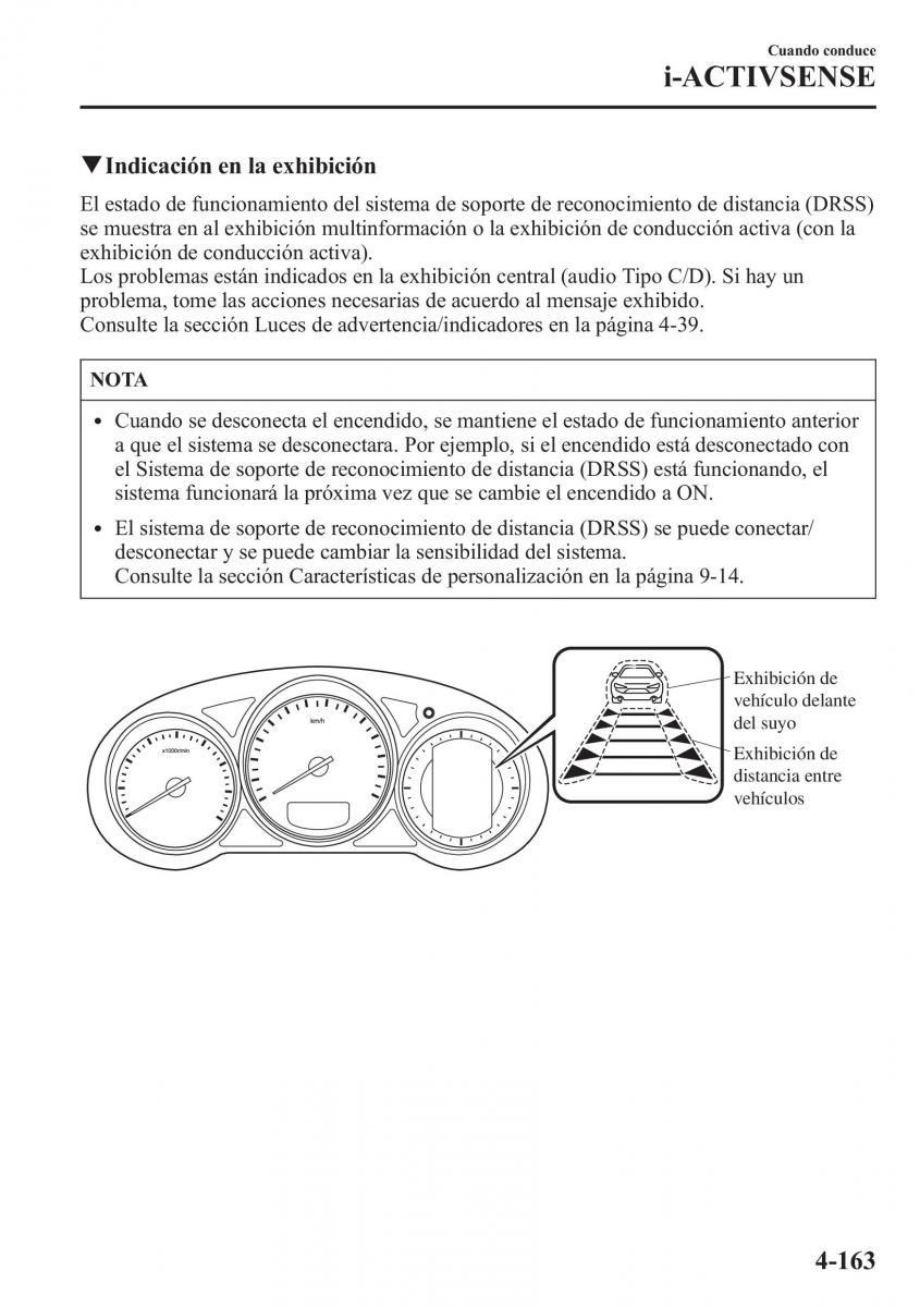 Mazda 6 III manual del propietario / page 333