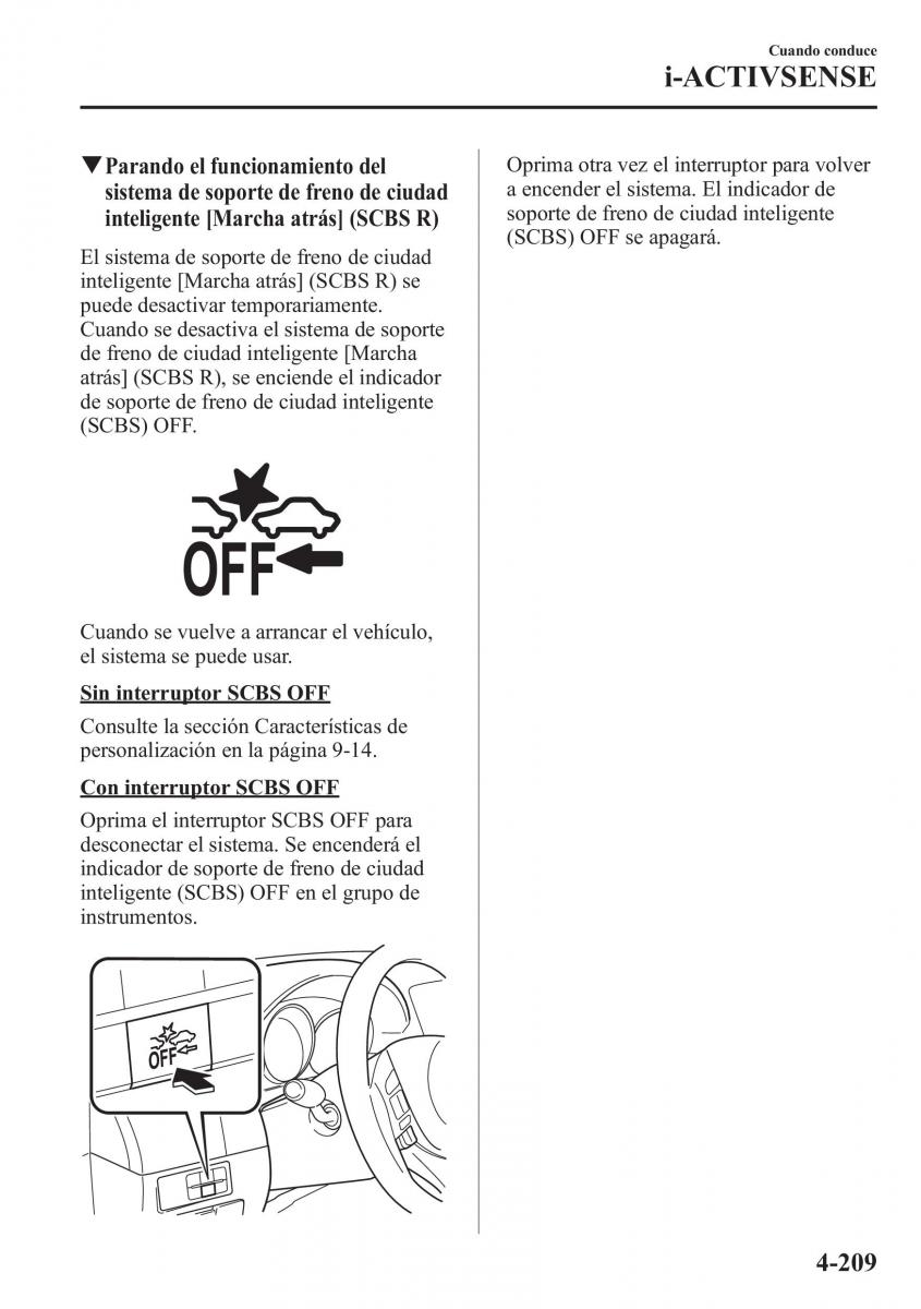 Mazda 6 III manual del propietario / page 379