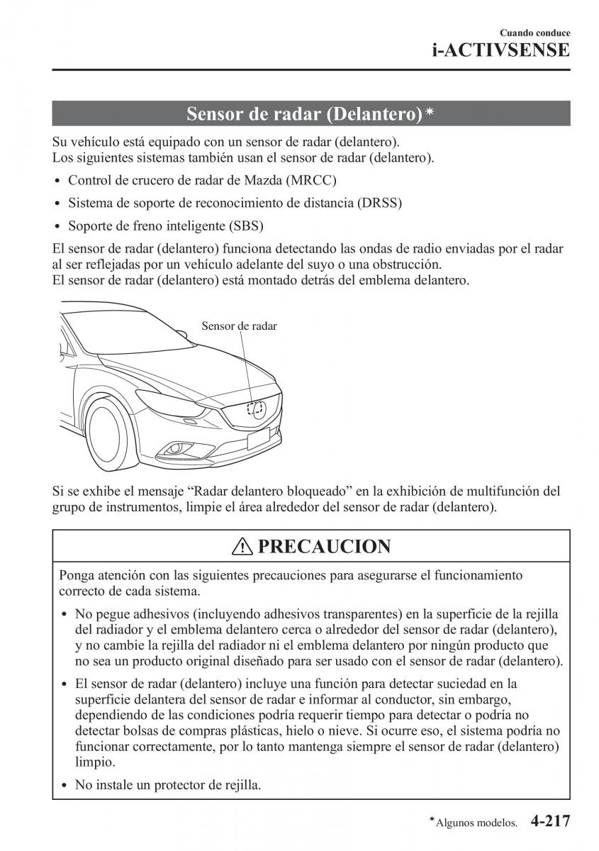 Mazda 6 III manual del propietario / page 387