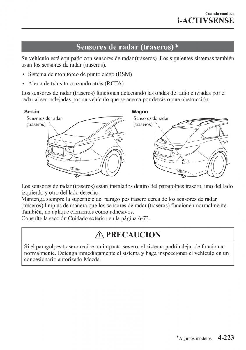 Mazda 6 III manual del propietario / page 393