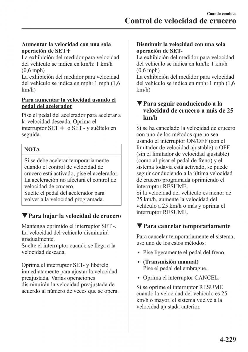 Mazda 6 III manual del propietario / page 399