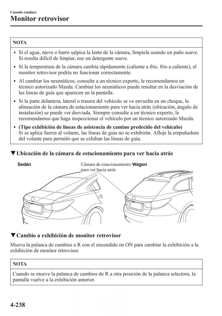 Mazda 6 III manual del propietario / page 408