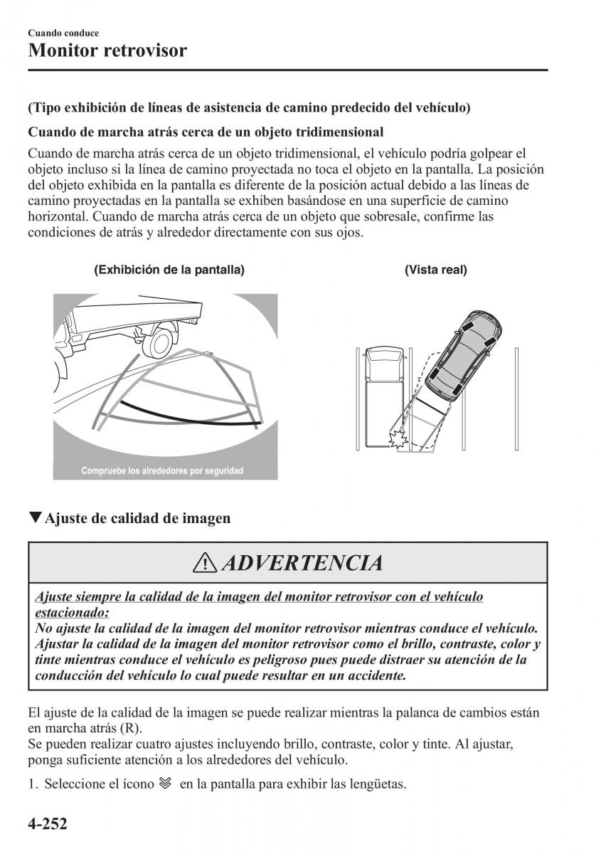 Mazda 6 III manual del propietario / page 422