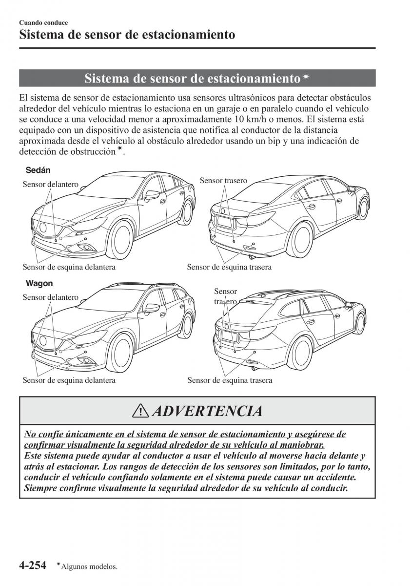 Mazda 6 III manual del propietario / page 424