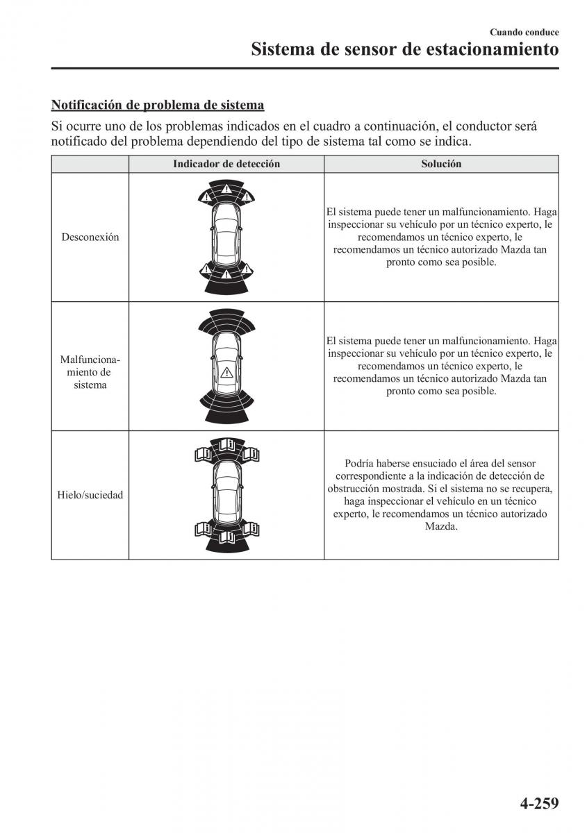 Mazda 6 III manual del propietario / page 429