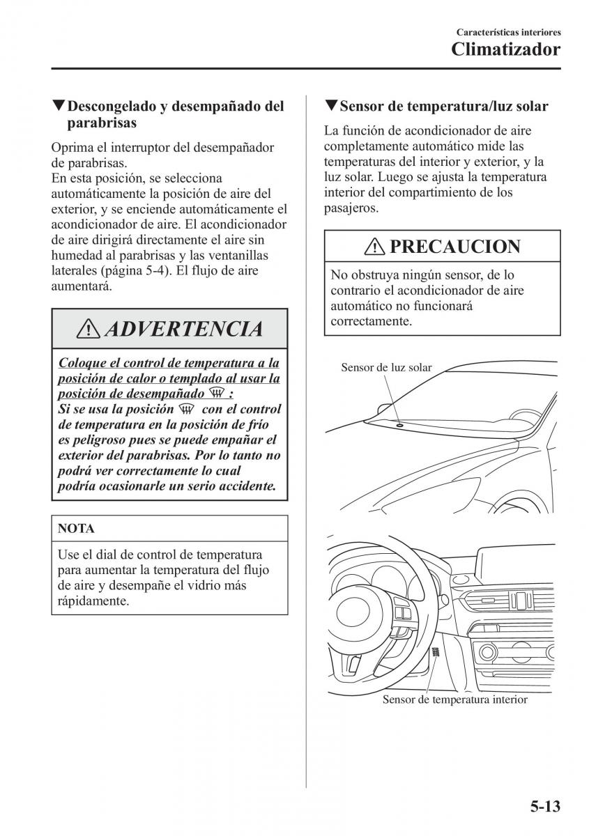 Mazda 6 III manual del propietario / page 445