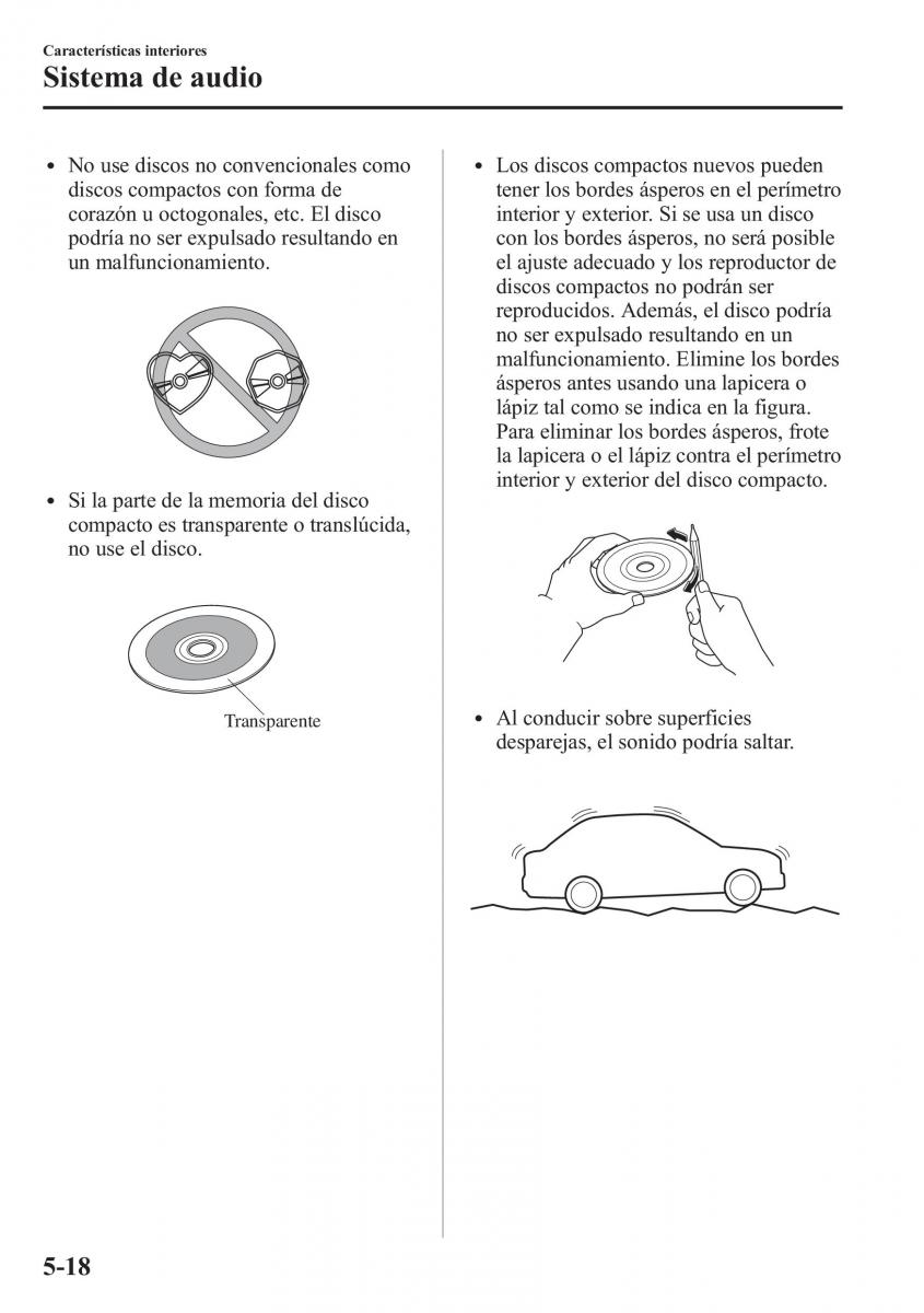 Mazda 6 III manual del propietario / page 450