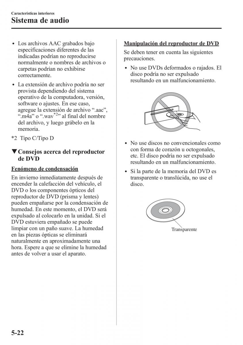 Mazda 6 III manual del propietario / page 454