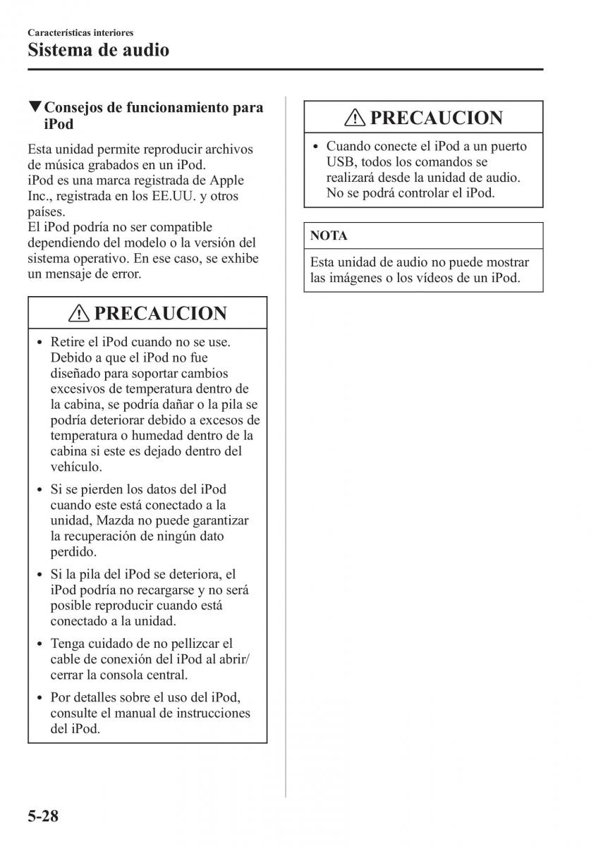 Mazda 6 III manual del propietario / page 460