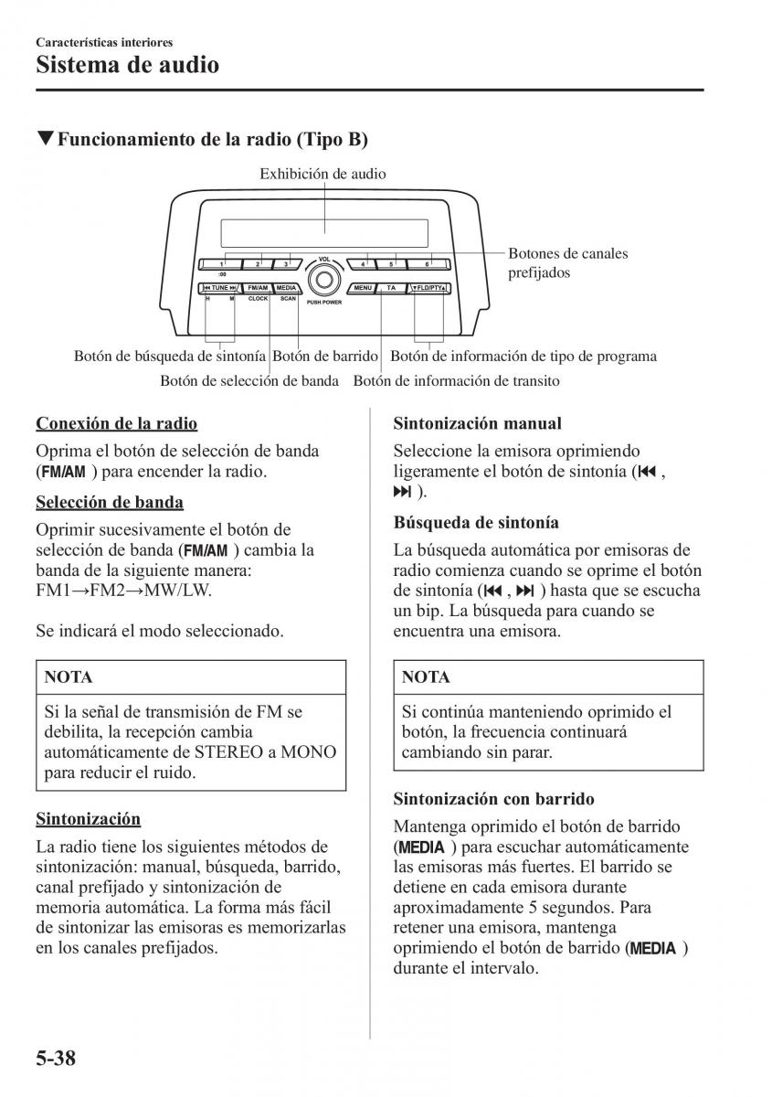 Mazda 6 III manual del propietario / page 470