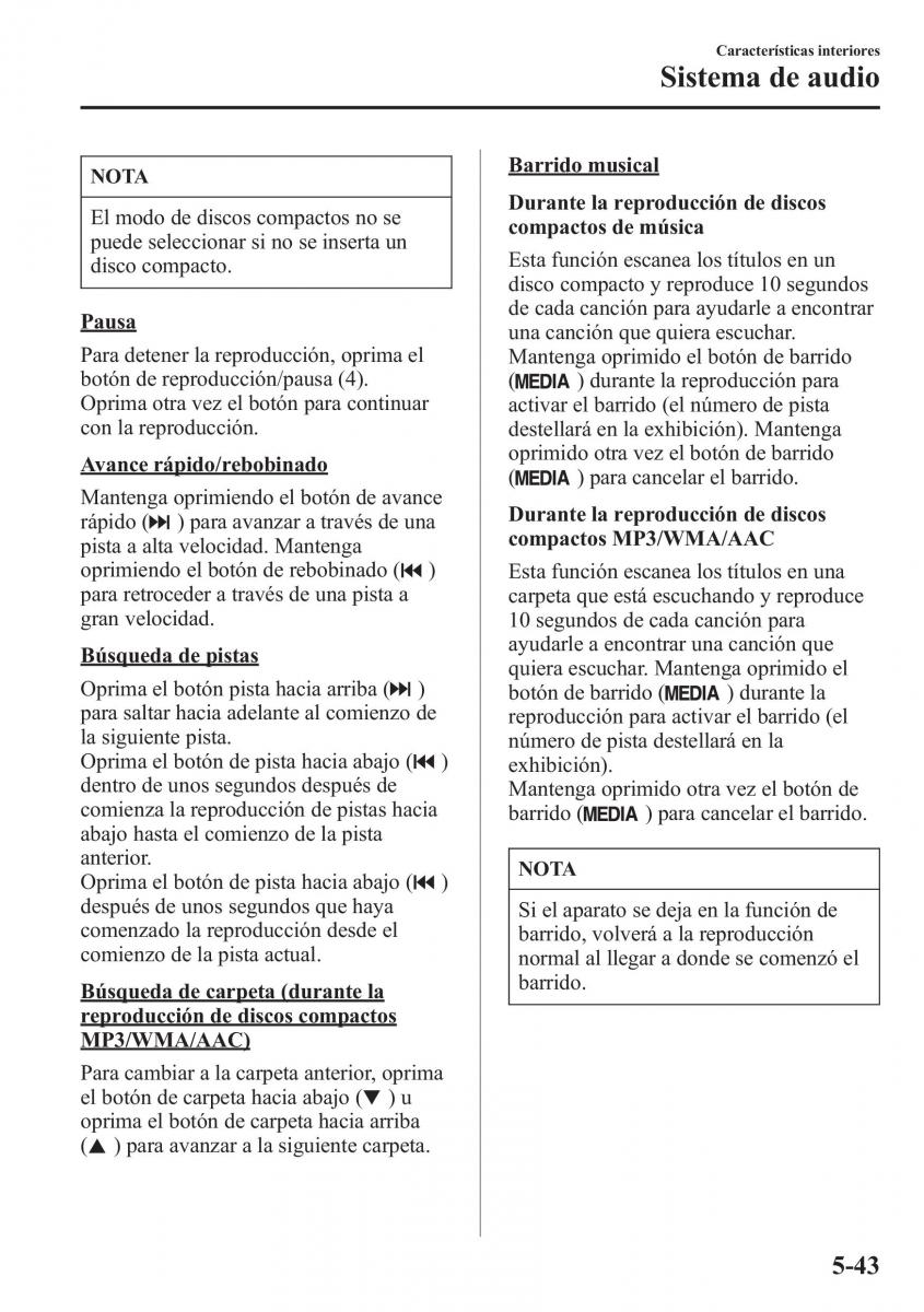 Mazda 6 III manual del propietario / page 475