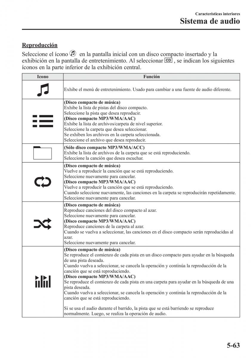 Mazda 6 III manual del propietario / page 495