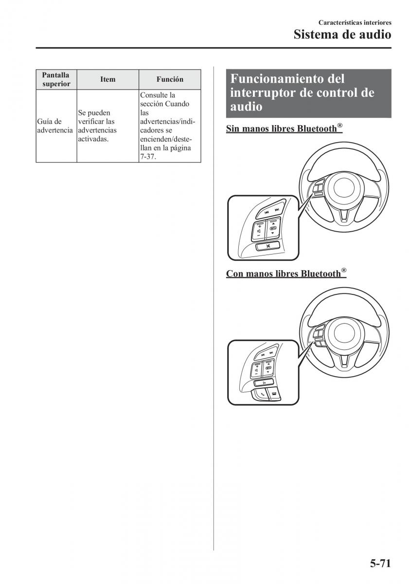 Mazda 6 III manual del propietario / page 503