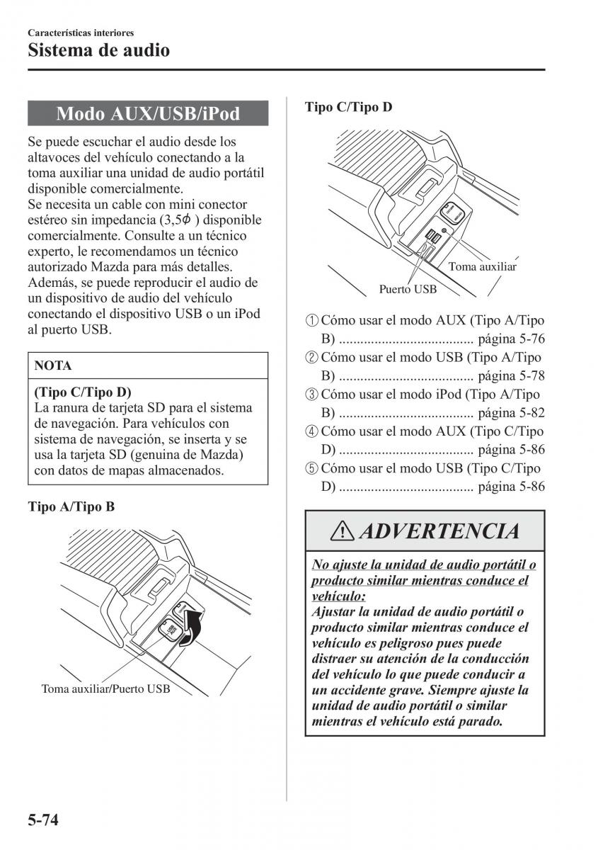 Mazda 6 III manual del propietario / page 506