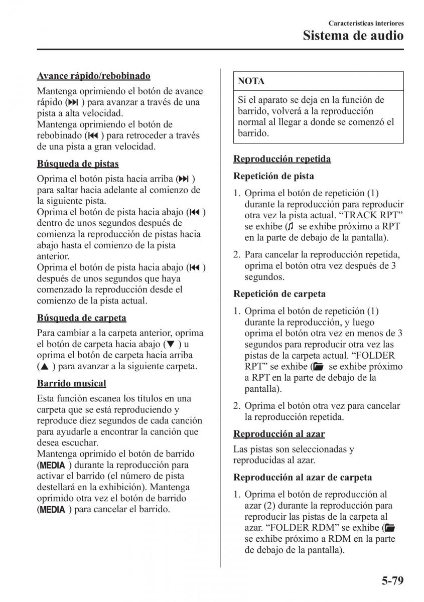 Mazda 6 III manual del propietario / page 511