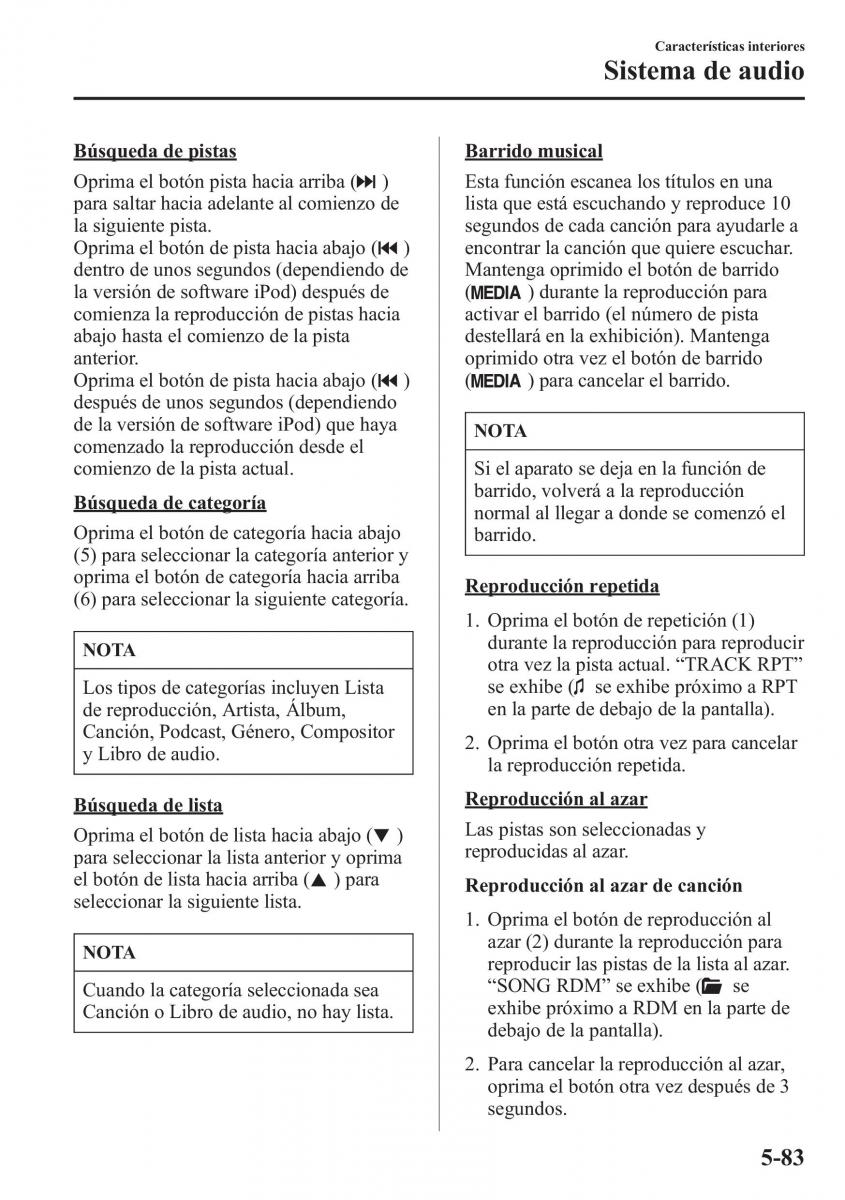 Mazda 6 III manual del propietario / page 515