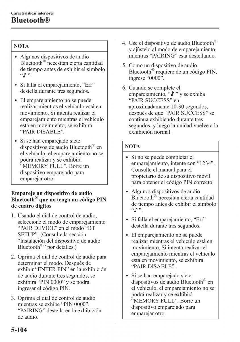 Mazda 6 III manual del propietario / page 536