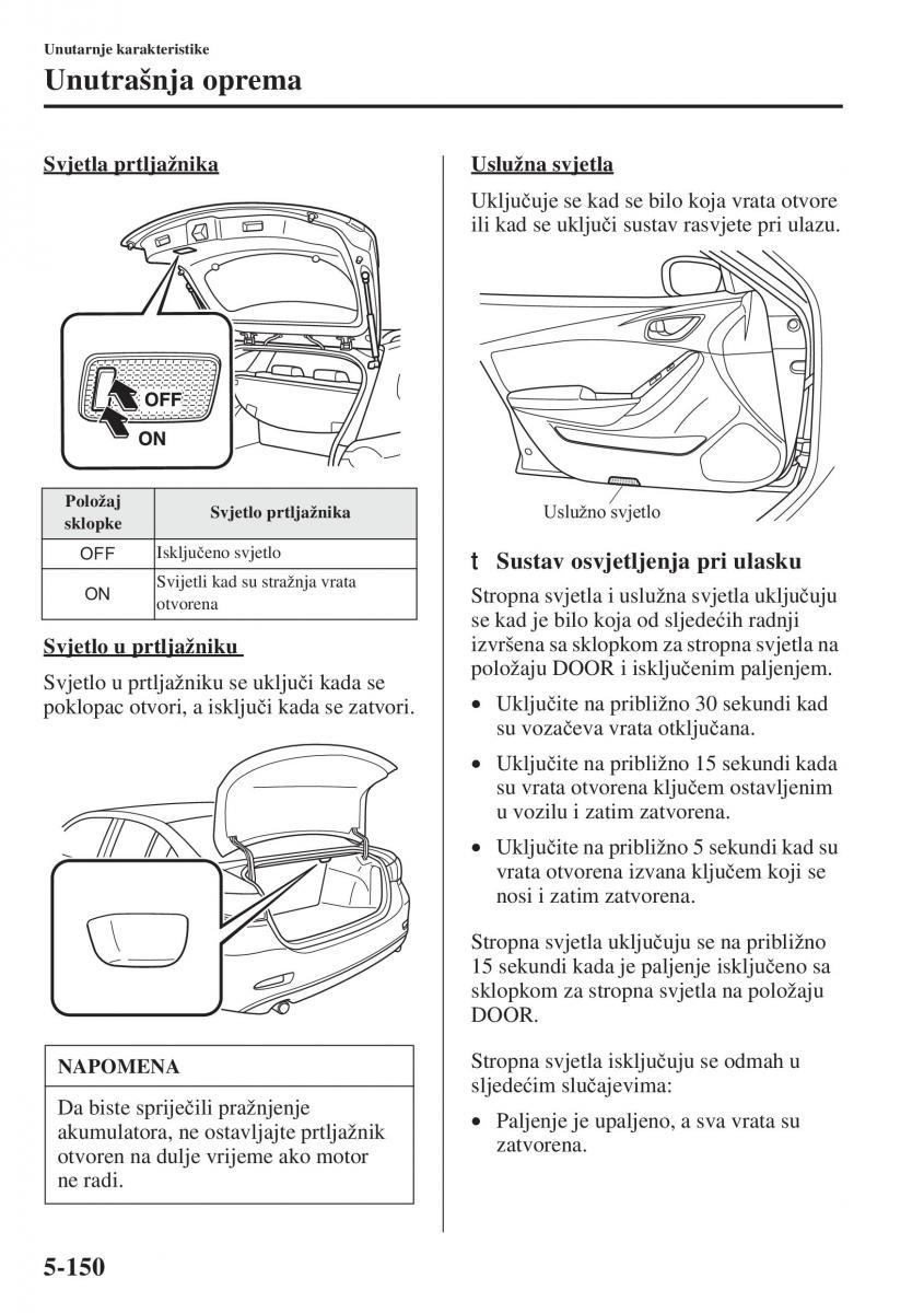 Mazda 6 III vlasnicko uputstvo / page 558