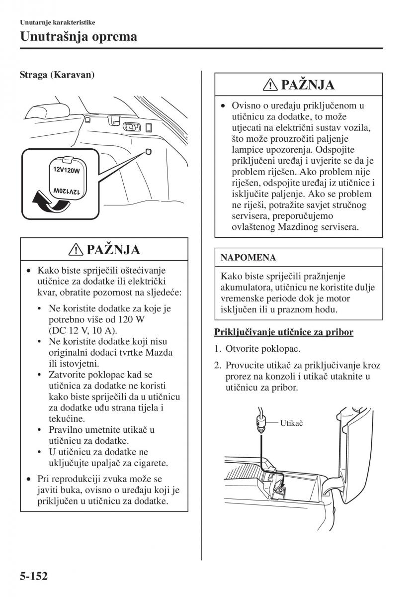 Mazda 6 III vlasnicko uputstvo / page 560